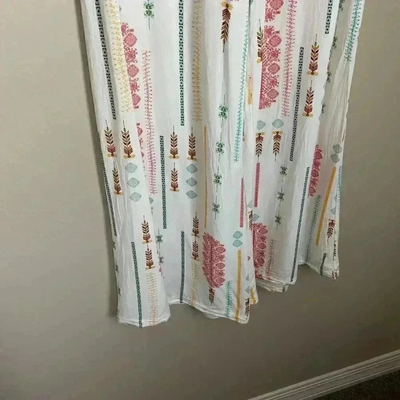 Jack Tribal Print Wide Leg Pants White Size 2 - Picture 6 of 16